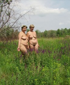 Russian village nudists
