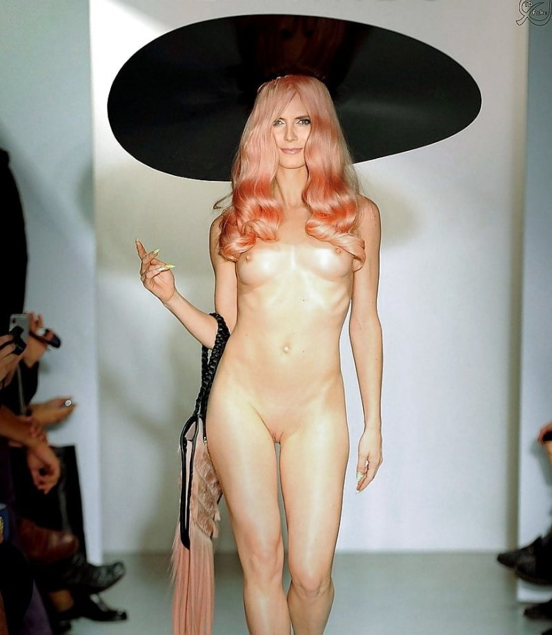 Fashion show with naked people