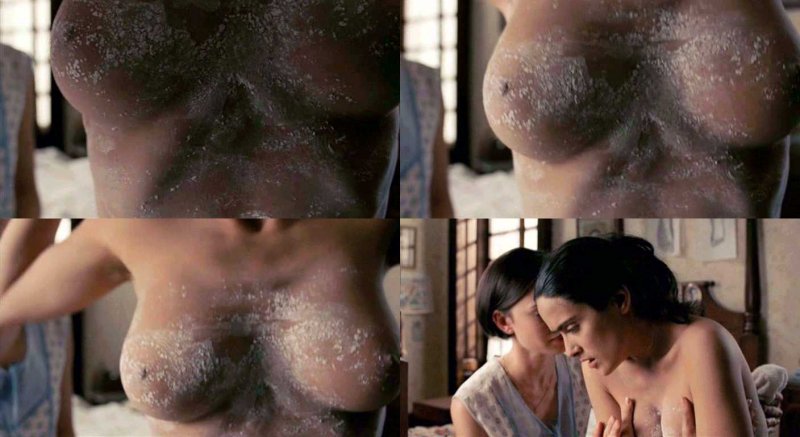 Salma Hayek boobs in the film