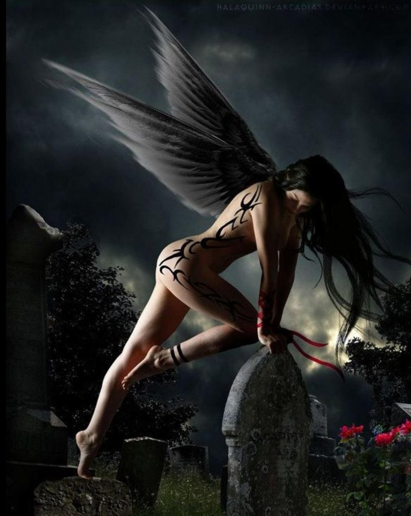 The image of the fallen angel