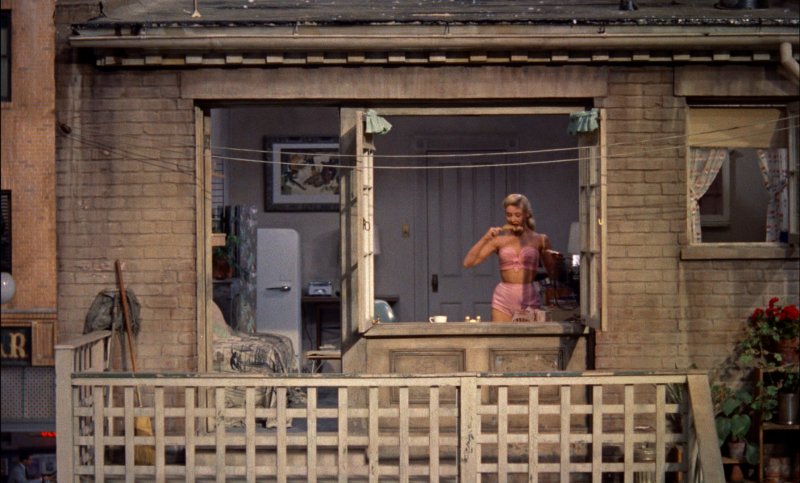 I looked out the window