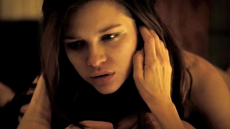 Ellie Bamber under the cover of night