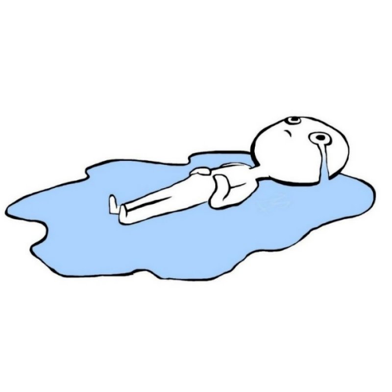 Sad death with a scythe