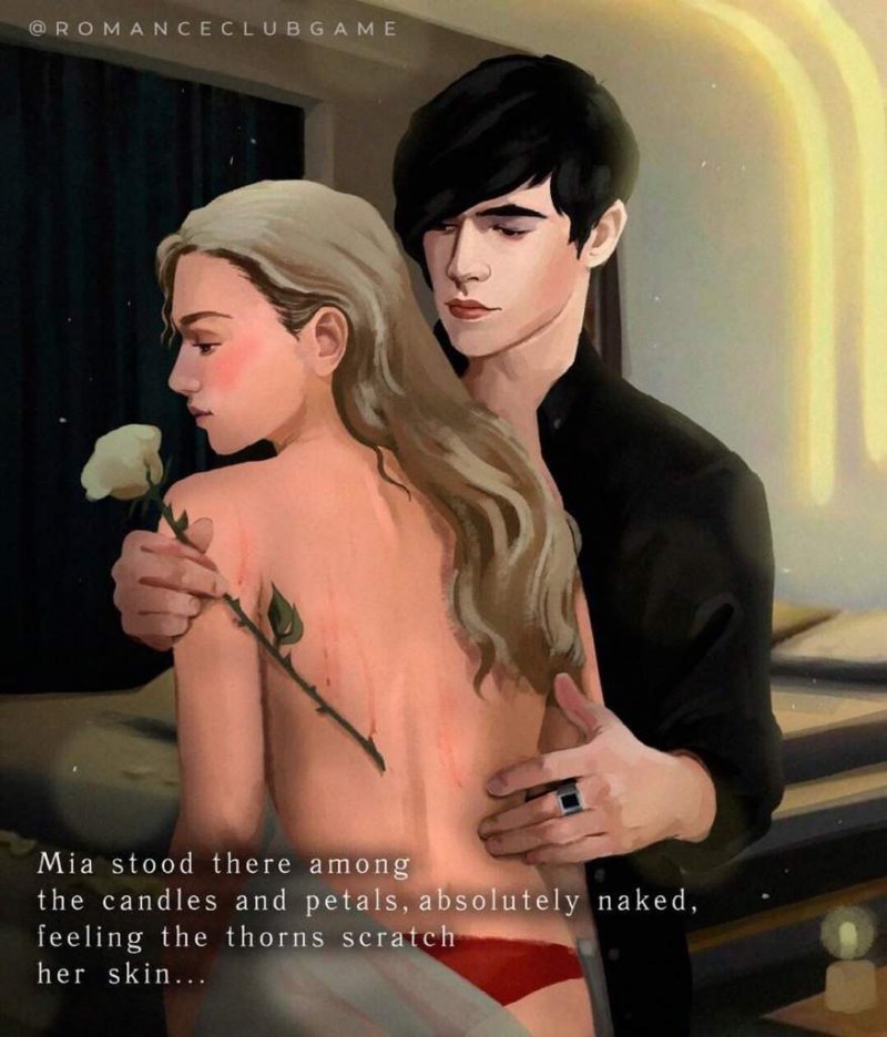 Born by the moon Victor Van Art and Mia