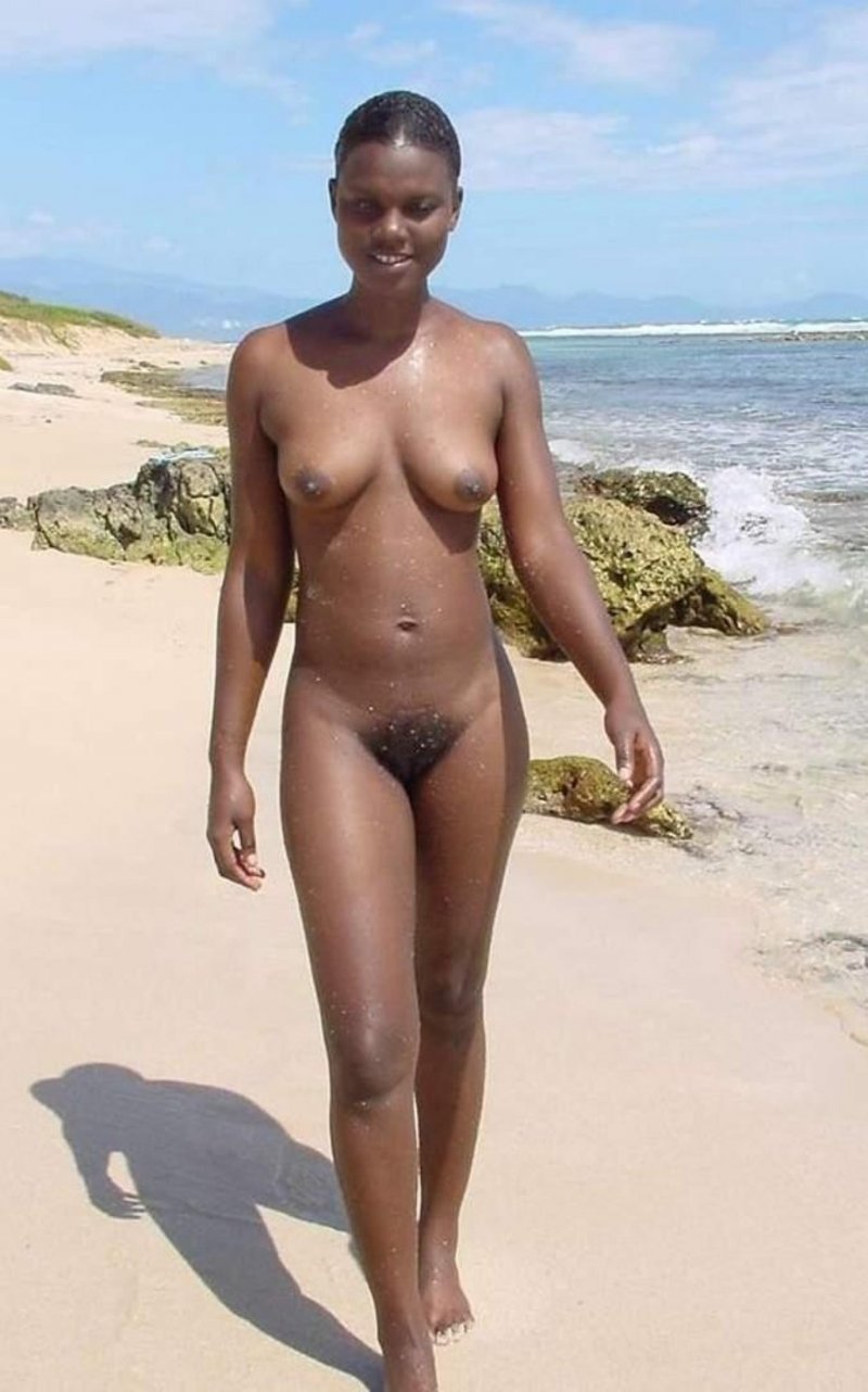 Nudist black women on the beach