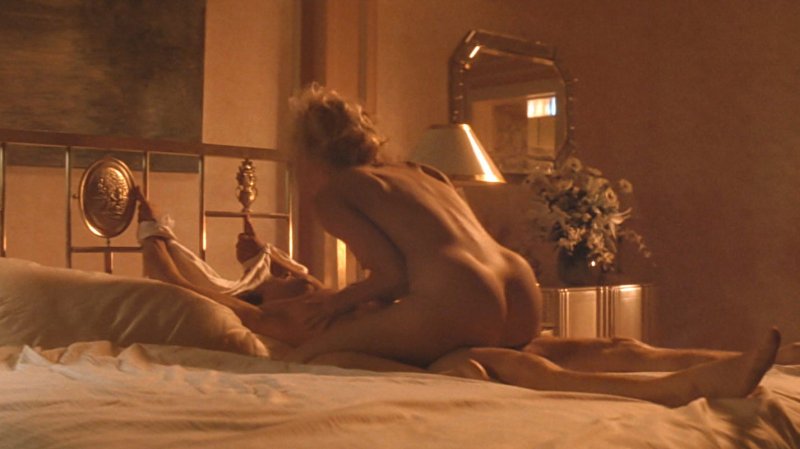 Naked Sharon Stone in the film Basic Instinct 1992