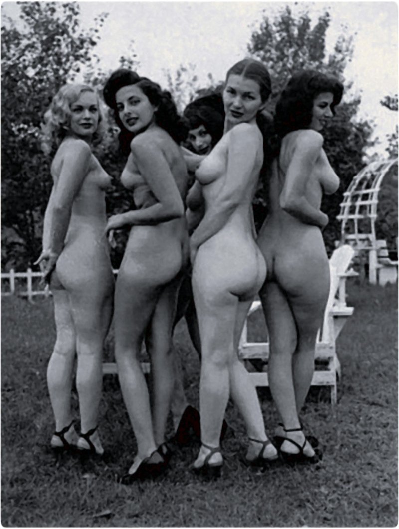 German naked women retro