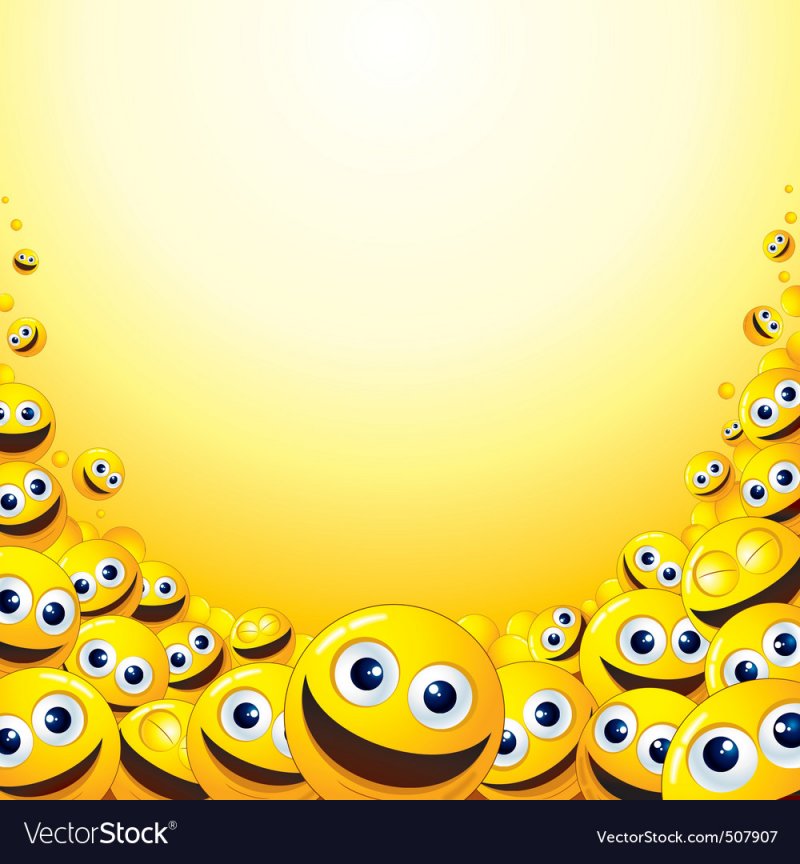 Black white emoticons for reflection