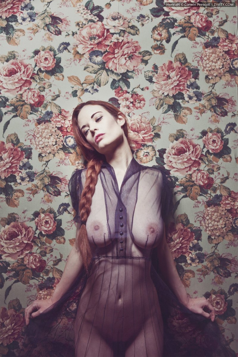 Elderly playboy models