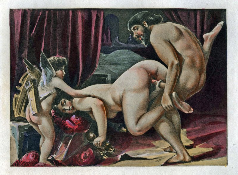 Erotic painting of the Middle Ages