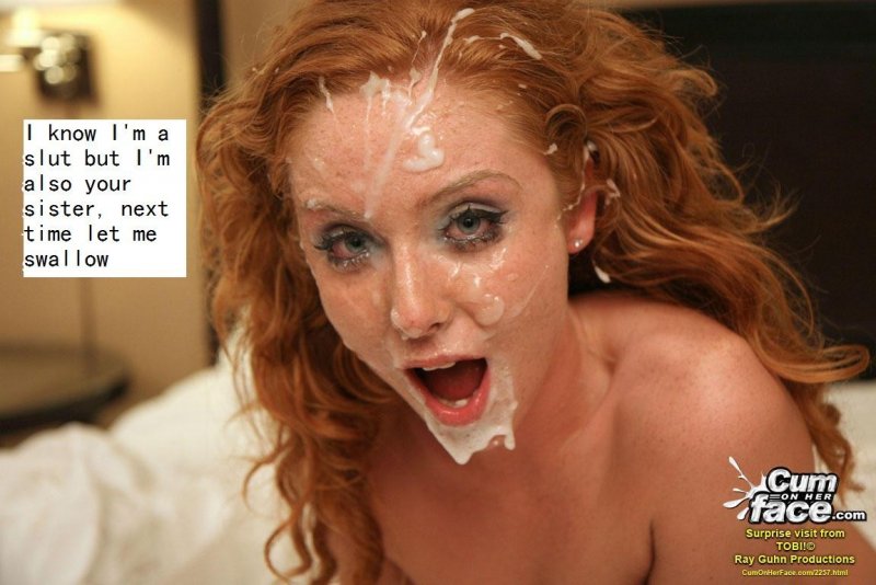 Red -haired beauty Bukkaka