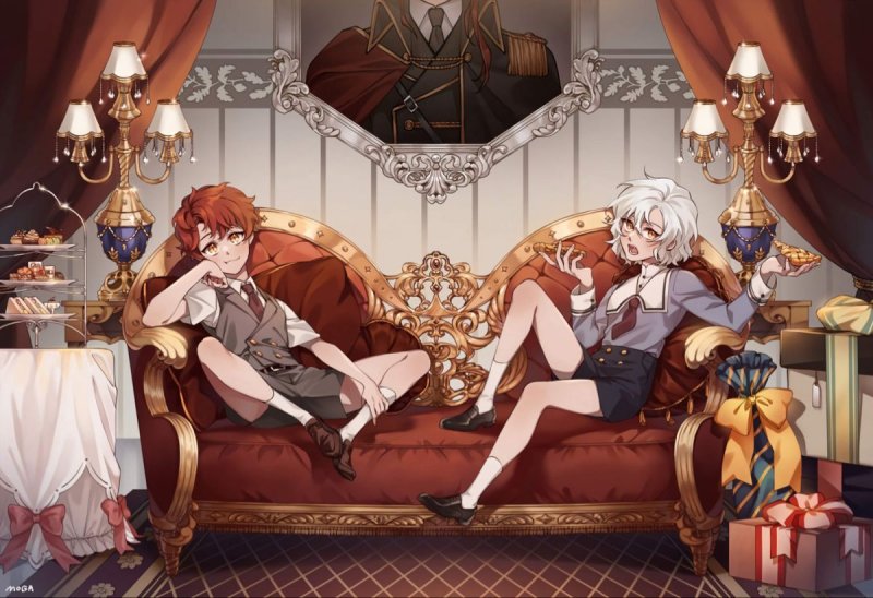 Display of the count of anime family