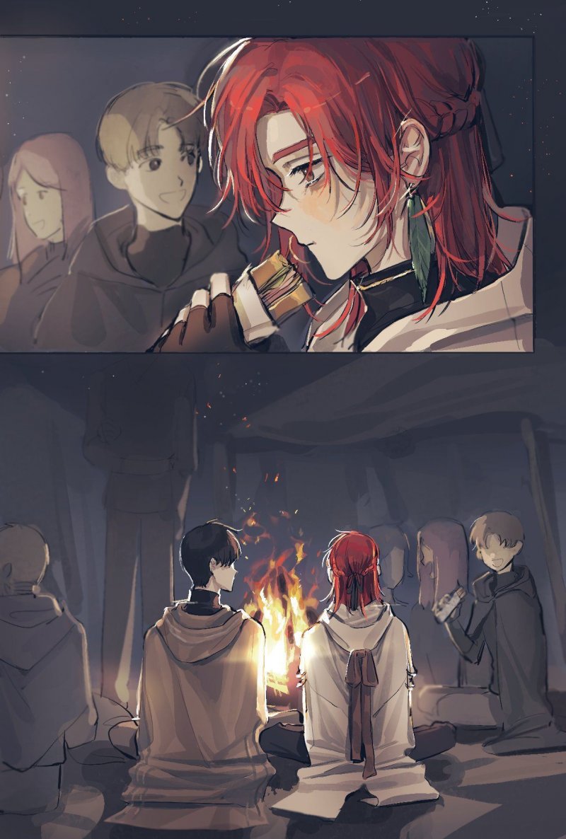 The bride on the knees