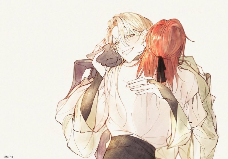 Kokoro and Mitsuru Anime