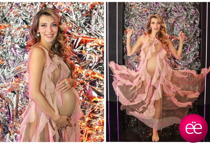 Regina Todorenko in linen