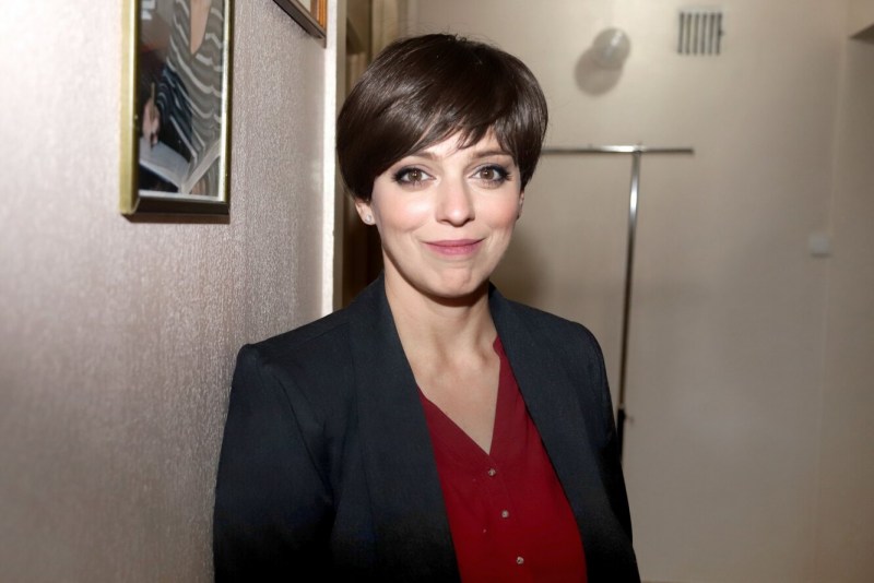 Nelly Uvarova Blonde with long hair