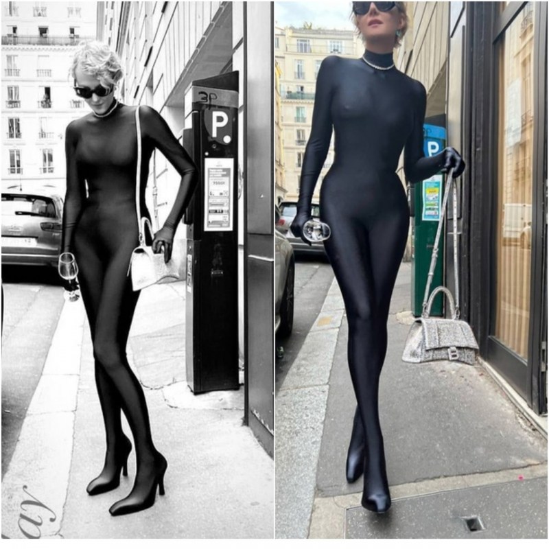 Renata Litvinova in a swimsuit