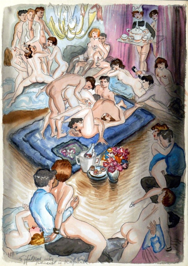 Erotic bacchanalia