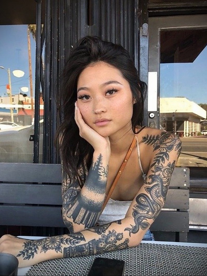 Tattooed Japanese women