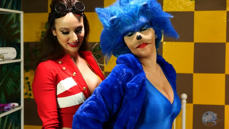 Parody of Sonic in Cinema