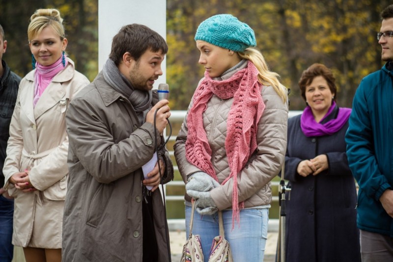 Vera Bakhankova with her husband