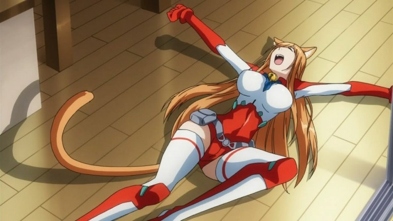 Anna Tsukova cat in underwear