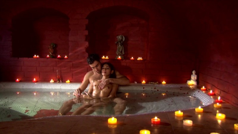 Naked men and women in the soul