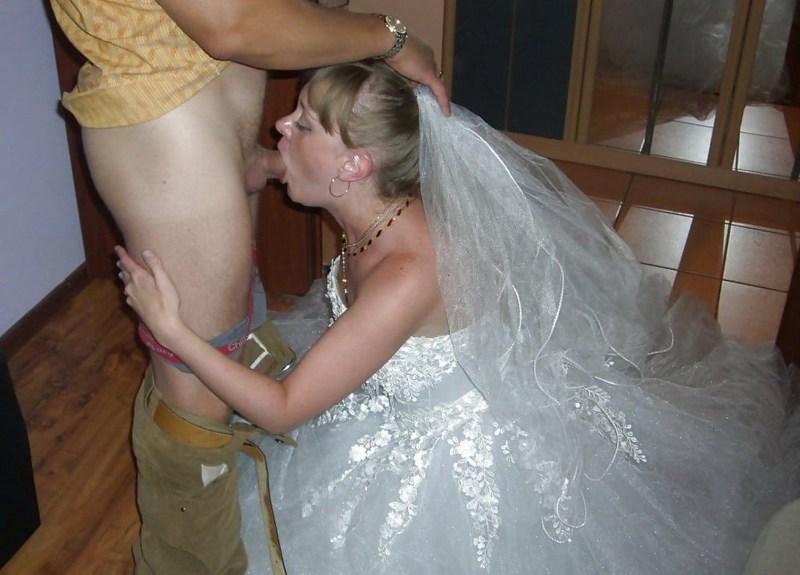 Homemade sucking brides