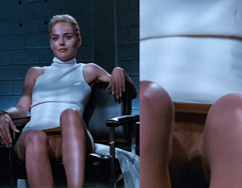 Naked Sharon Stone in the film Basic Instinct 2