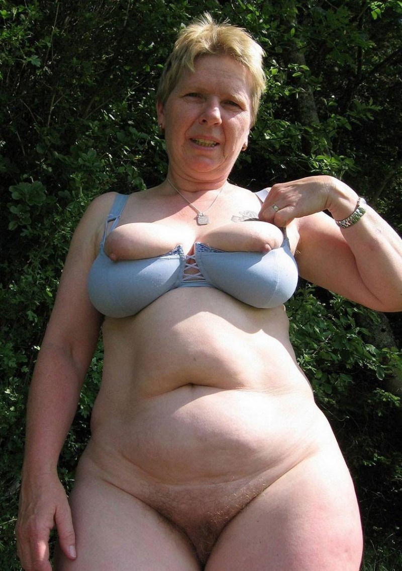Fat naked grandmas in the country