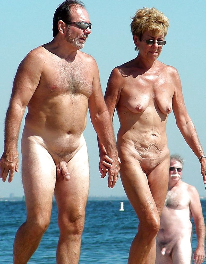 Elderly nudist families