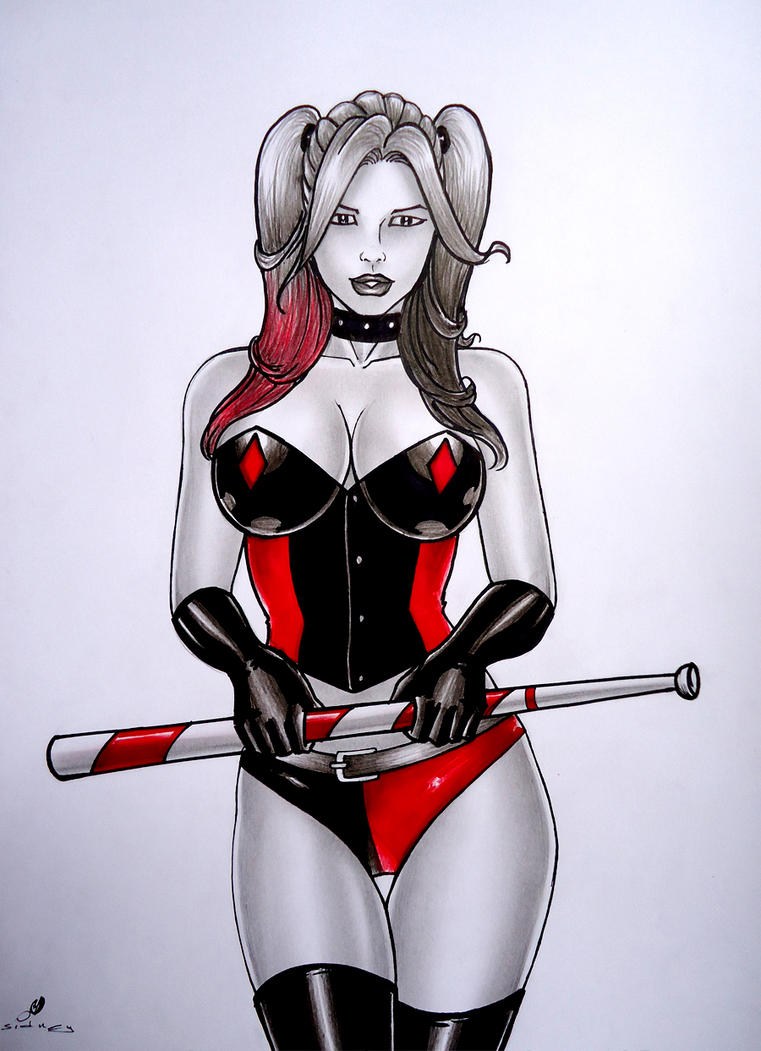 Cosplayers Harley Quinn