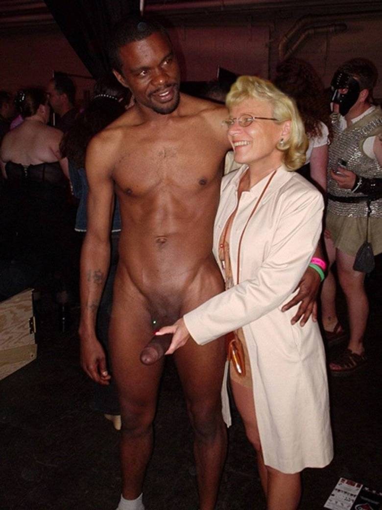 Gangbang in a crowded place