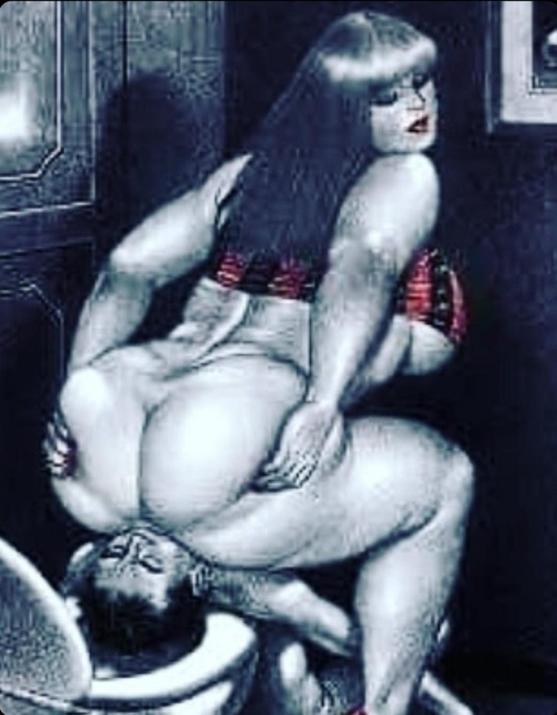 Cunnilingus to an adult woman