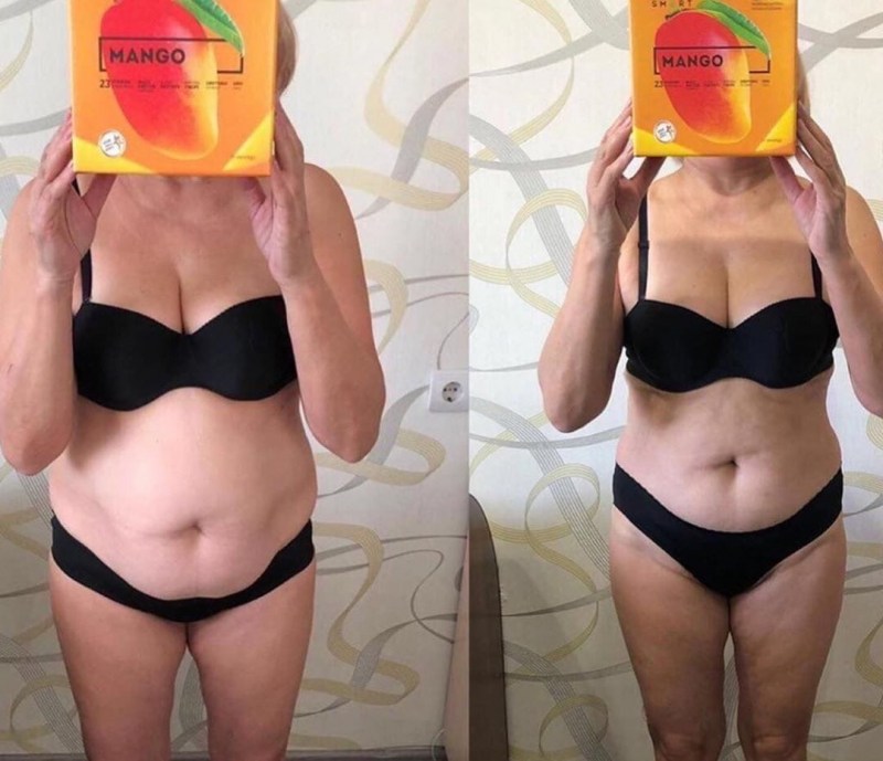 Silhouettes of female and male body