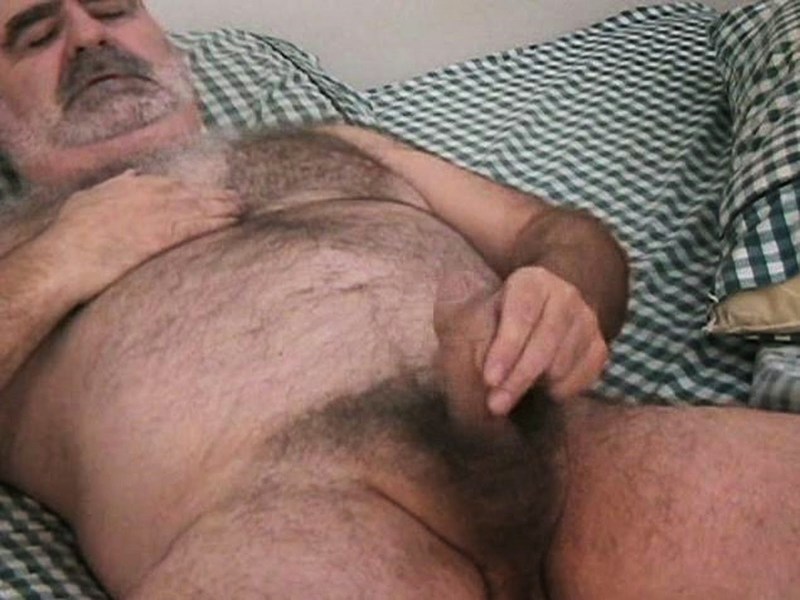 The old man with a thick member ends