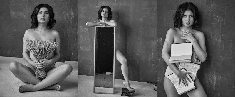 Naked actress Anna Tsukanova-Kott