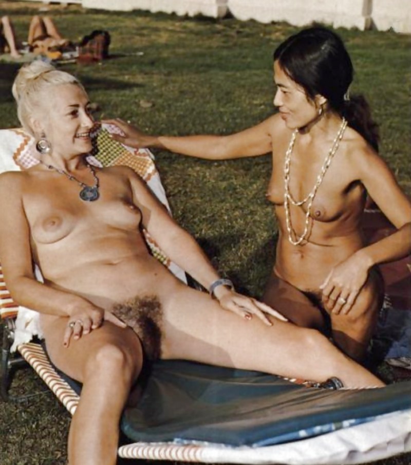 Naked elderly couples