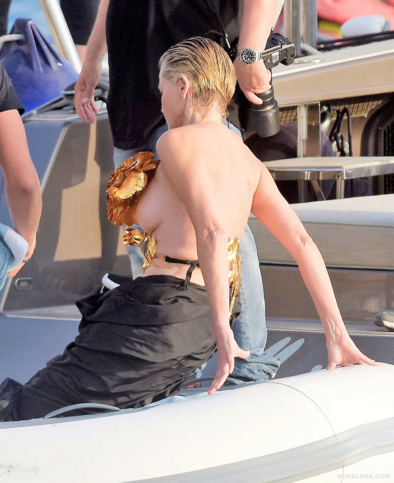 Naked Sharon Stone in the film Basic Instinct 2