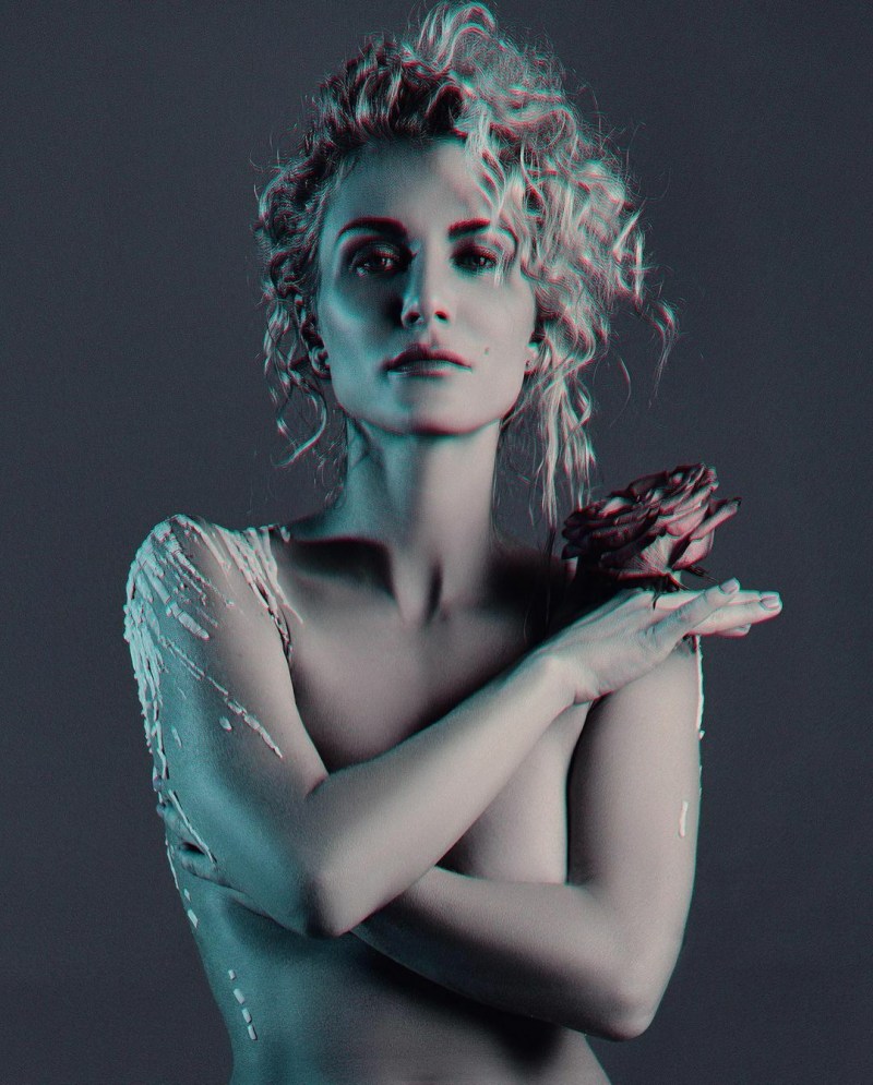 Katya Gordon in a swimsuit