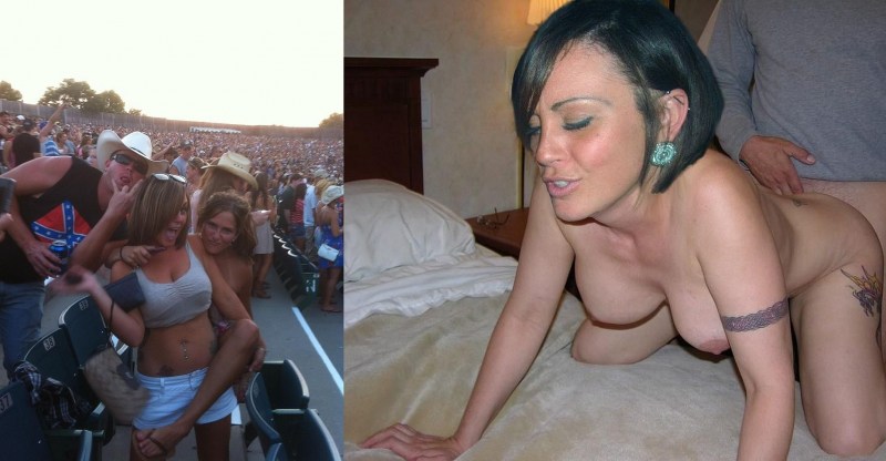 Drunk girls without panties