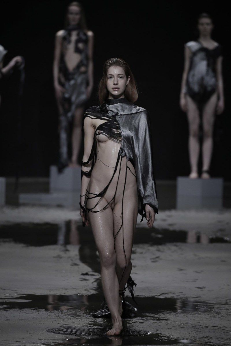 Mercedes Benz Fashion Week 2011 Nipple Nude