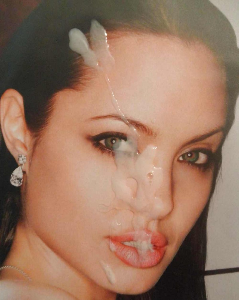 Angelina Jolie Cum Tribute