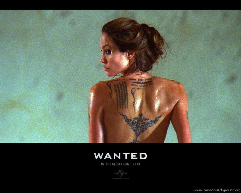 Angelina Jolie's Tattoo on her back