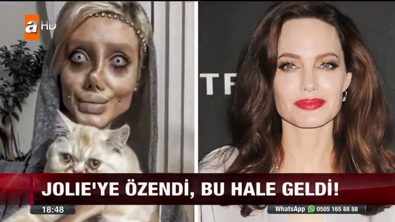 Angelina Jolie is a terrible double