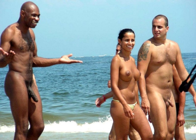 Huge members on nudist beaches