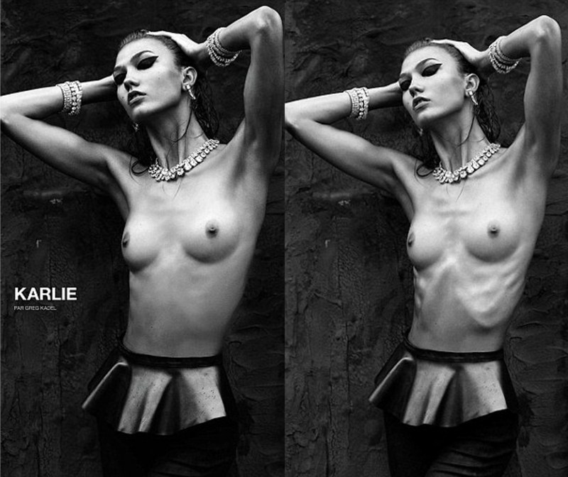 Karly Kloss Topless Nude