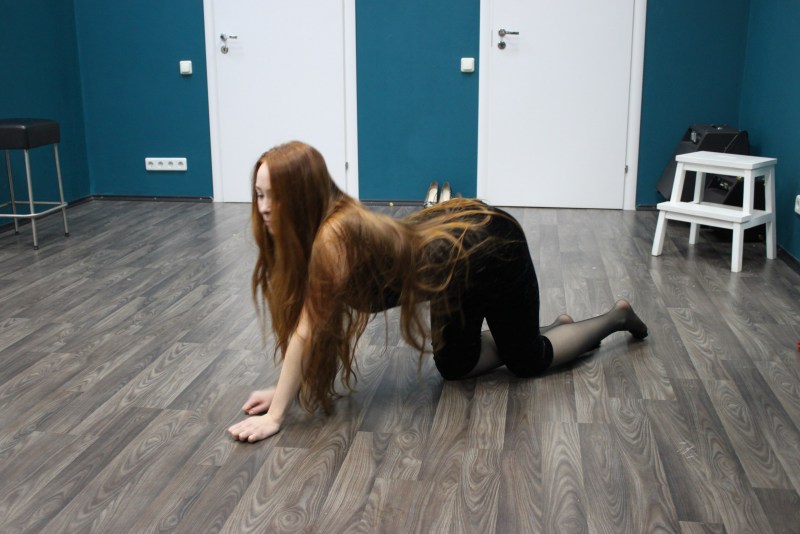 Naked presenter Irina Ivanitskaya