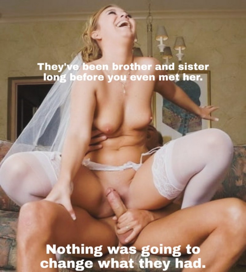 The bride sucked amateur