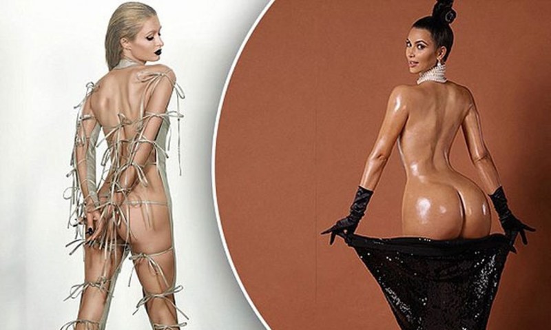 Kim Kardashian nudity
